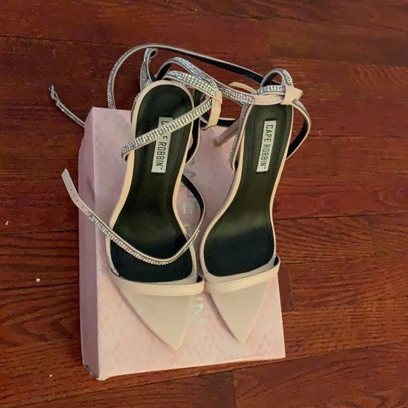 Crystal Addict-Nude Strappy Heel with Rhinestone - Picture 5 of 5